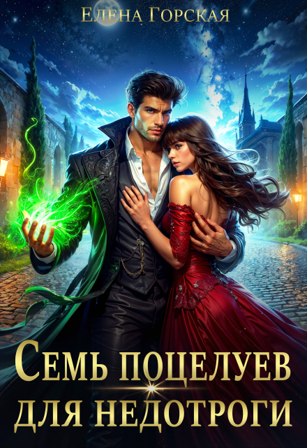 Обложка книги Семь поцелуев для недотроги